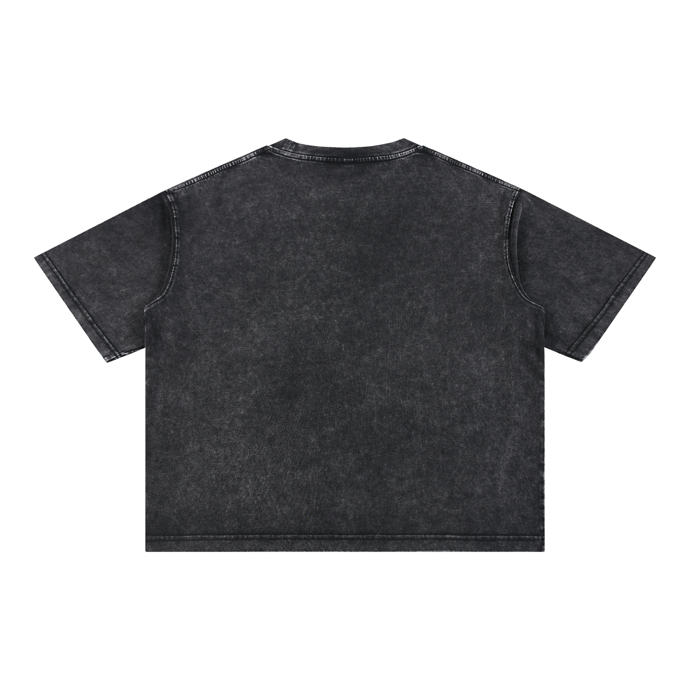 The Highest Vibration Mineral Wash Boxy Tee (Black)