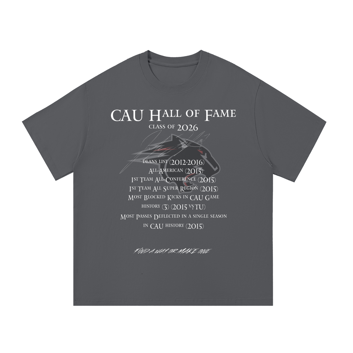 Autographed Limited J. Tate CAU Hall of Fame  Legacy Collection – C/o 2026