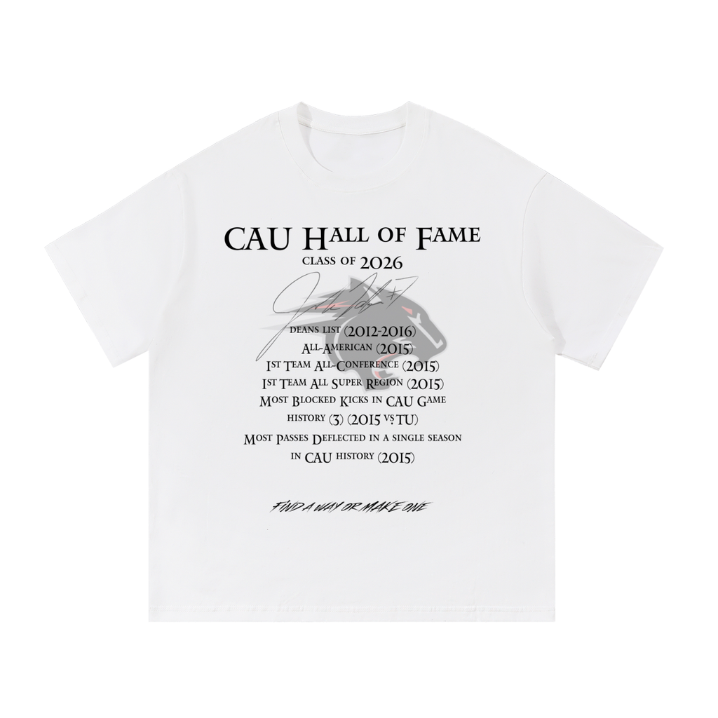 Autographed Limited J. Tate CAU Hall of Fame  Legacy Collection – C/o 2026